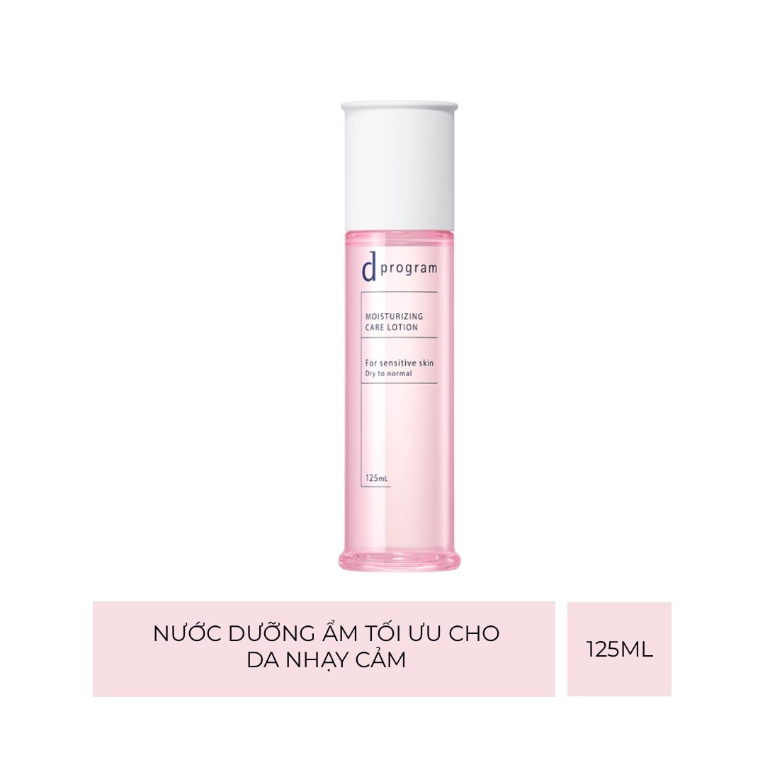 Nước Dưỡng Ẩm D Program Cho Da Nhạy Cảm Moisturizing Care Lotion 125ml