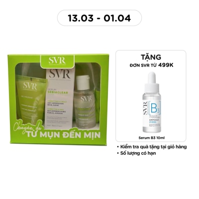 Combo Mỹ Phẩm L'Oréal Sebiaclear Tinh Chất 30ml Nước Tẩy Trang 75ml Gel Rửa Mặt 55ml