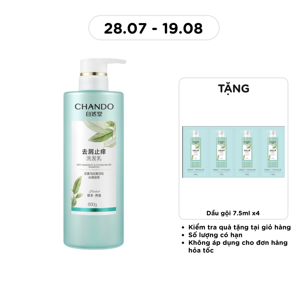 Dầu Gội Chando Himalaya Anti-Dandruff & Itching Relief Shampoo Ngăn Ngừa Gàu & Giảm Ngứa 600g