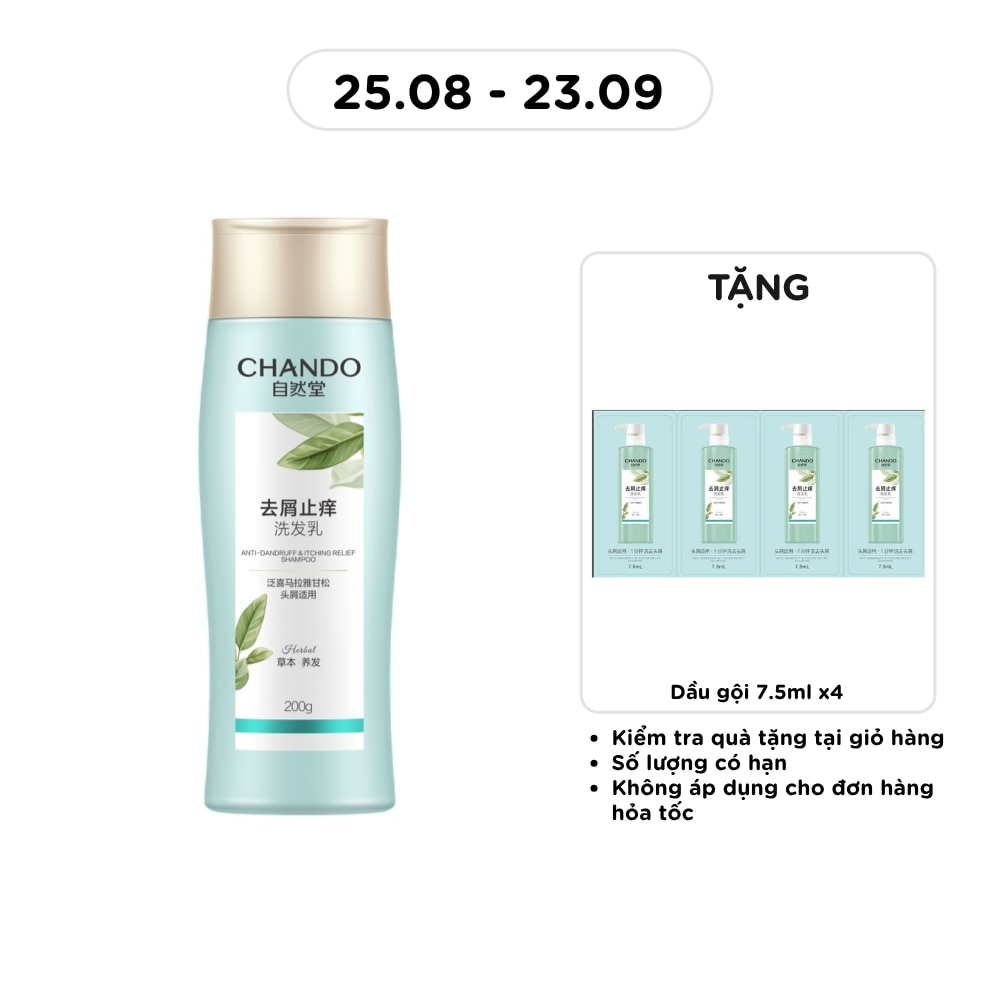 Dầu Gội Chando Himalaya Anti-Dandruff & Itching Relief Shampoo Ngăn Ngừa Gàu & Giảm Ngứa 200g image