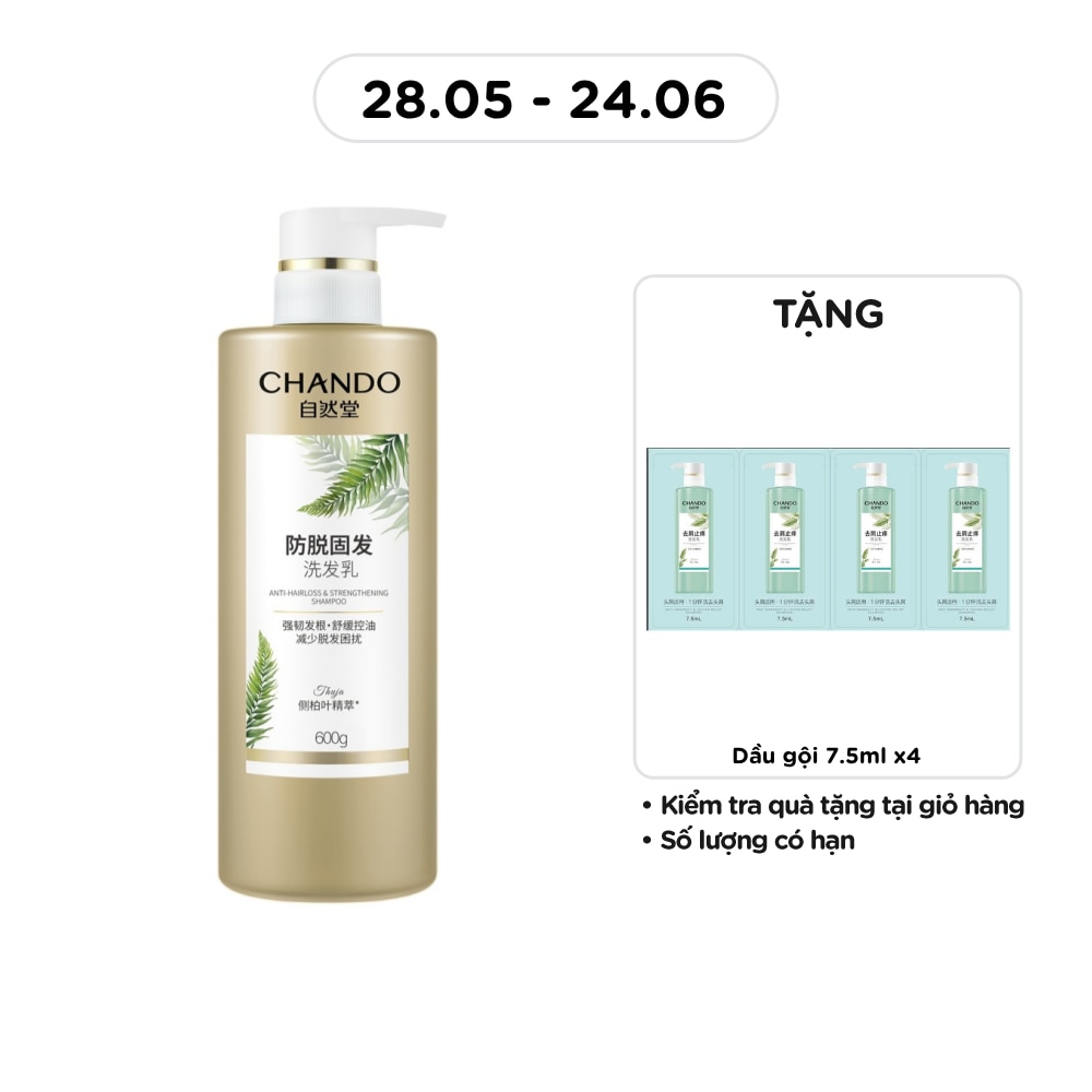 Dầu Gội Chando Himalaya Anti-Hair Loss & Strengthening Shampoo Giảm Gãy Rụng Tóc 600g