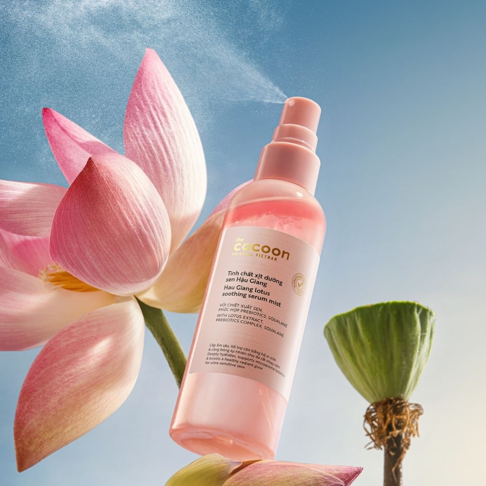 Cocoon Hau Giang Lotus Smoothing Serum Mist 100ml