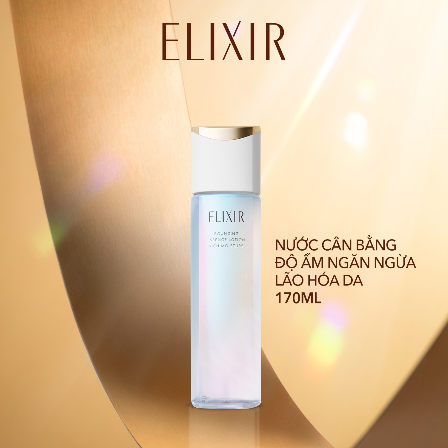 Nước Cân Bằng Elixir Bouncing Essence Lotion Rich Moisture Dưỡng Ẩm Ngăn Ngừa Lão Hóa 170ml image