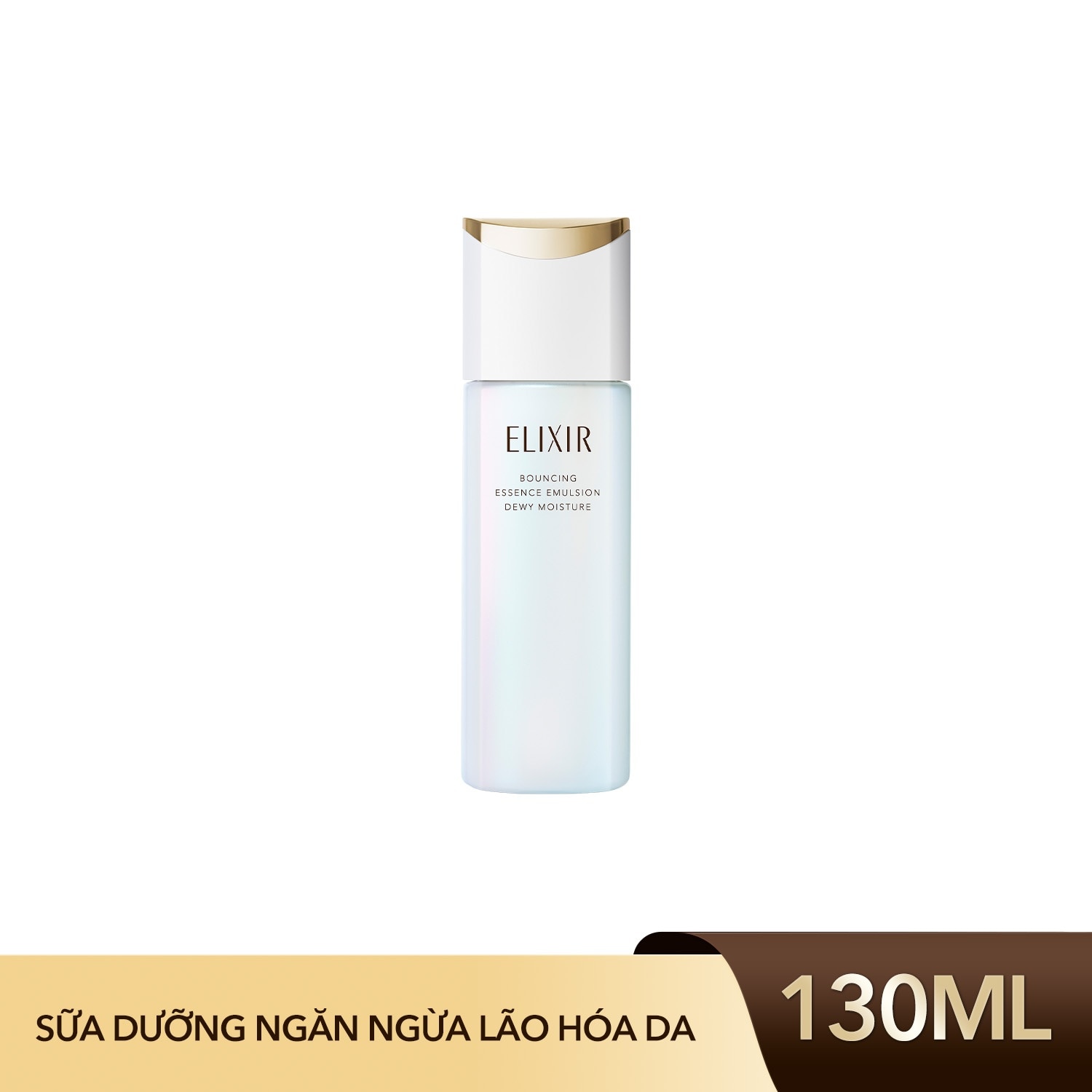 Sữa Dưỡng Elixir Bouncing Essence Emulsion Dewy Moisture Dưỡng Ẩm Ngăn Ngừa Lão Hóa 130ml