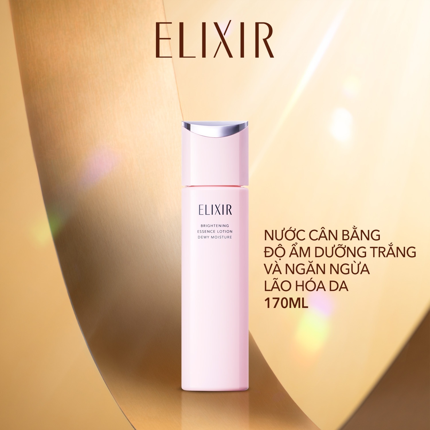 Nước Cân Bẳng Elixir Brightening Essence Lotion Dewy Moisture Dưỡng Trắng Ngăn Ngừa Lão Hóa 170ml image