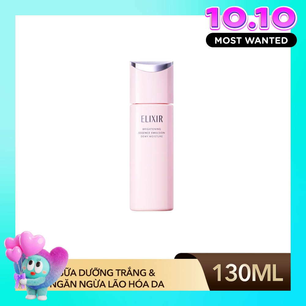 Sữa Dưỡng Elixir Brightening Essence Emulsion Dewy Moisture Dưỡng Trắng Ngăn Ngữa Lão Hóa Da130ml image