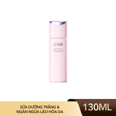 ELIXIR - Sữa Dưỡng Elixir Brightening Essence Emulsion Rich Moisture Dưỡng Trắng Ngăn Ngừa Lão Hóa Da130ml image