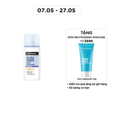 NEUTROGENA - Ultra Sheer Fluid Sunscreen Age Shield SPF 50 Broad Spectrum PA++++ 40ml