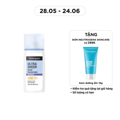 NEUTROGENA - Ultra Sheer Fluid Sunscreen Age Shield SPF 50 Broad Spectrum PA++++ 40ml