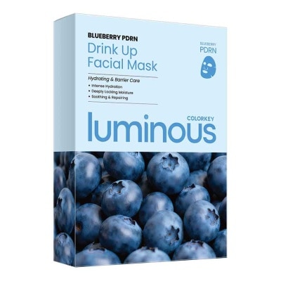 COLORKEY - Luminous Blueberry PDRN Drink Up Facial Mask 25mlx10
