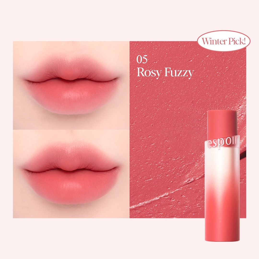 Nowear Lipstick Volume Matte 3g .#05 Rosy Fuzzy