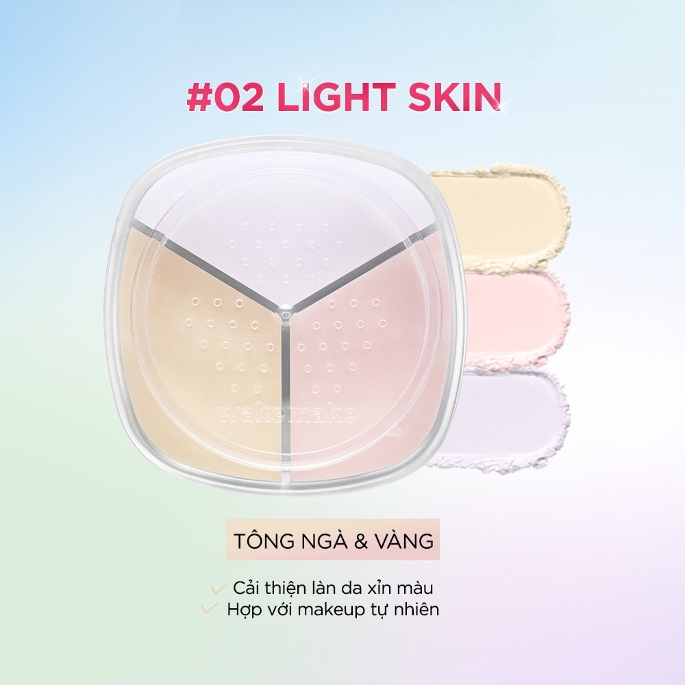 Stay Fixer Multi Color Powder 4g .#02 Light Skin image