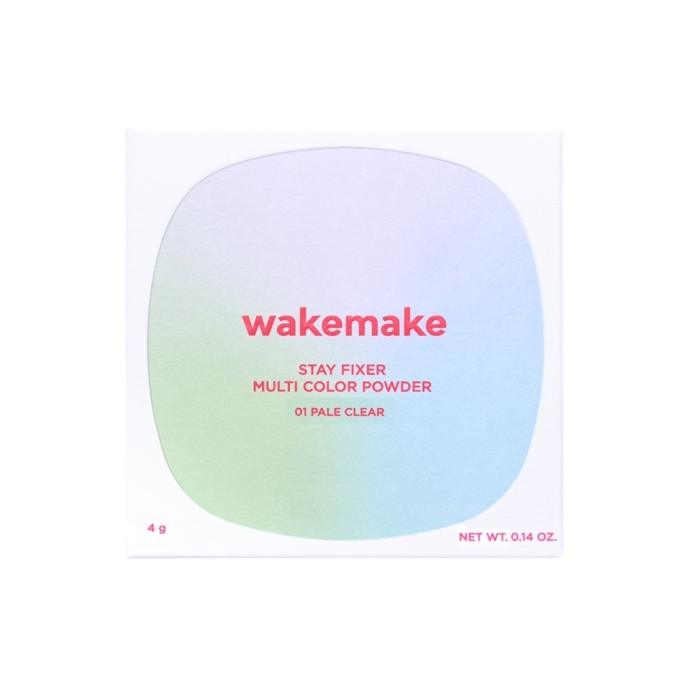 Phấn Phủ Dạng Bột Wakemake Stay Fixer Multi Color Powder 4g .#01 Pale Clear image