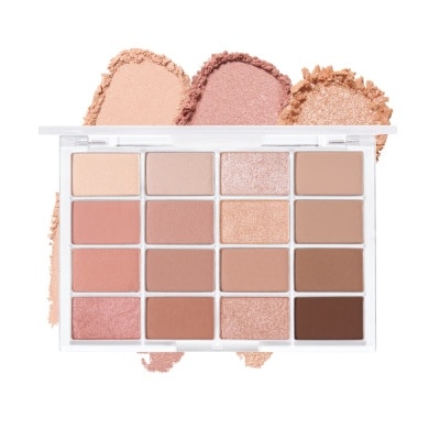 WAKEMAKE - Bảng Phấn Mắt 16 ô Wakemake Soft Blurring Eye Palette 14g .#03 Sunset Blurring image