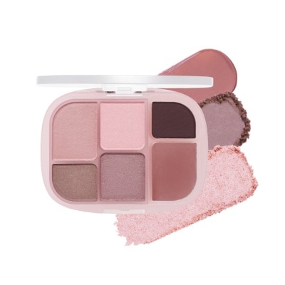 WAKEMAKE - Soft Sheer Multi Palette 6.1g .#09 Rosy Pink