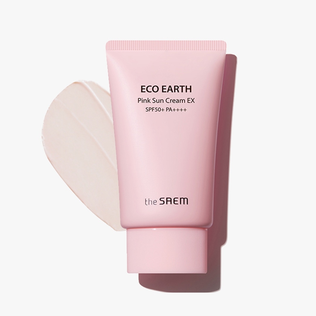 Eco Earth Pink Sun Cream Ex SPF50+ PA++++ 50g