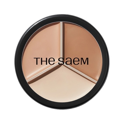 THE SAEM - Cover Perfection Triple Pot Concealer 4.5gx2+4.1g .#02 Contour Beige