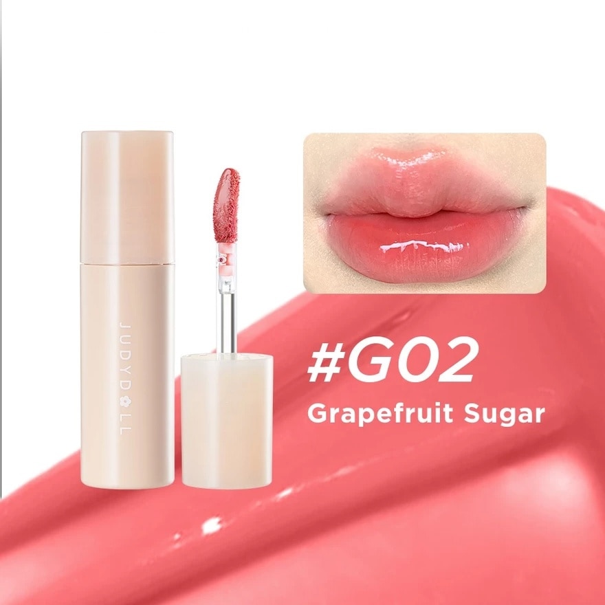 Son Bóng Judydoll Glazed Lip Gloss 2.8g .#G02 Đào Hồng Pha Cam