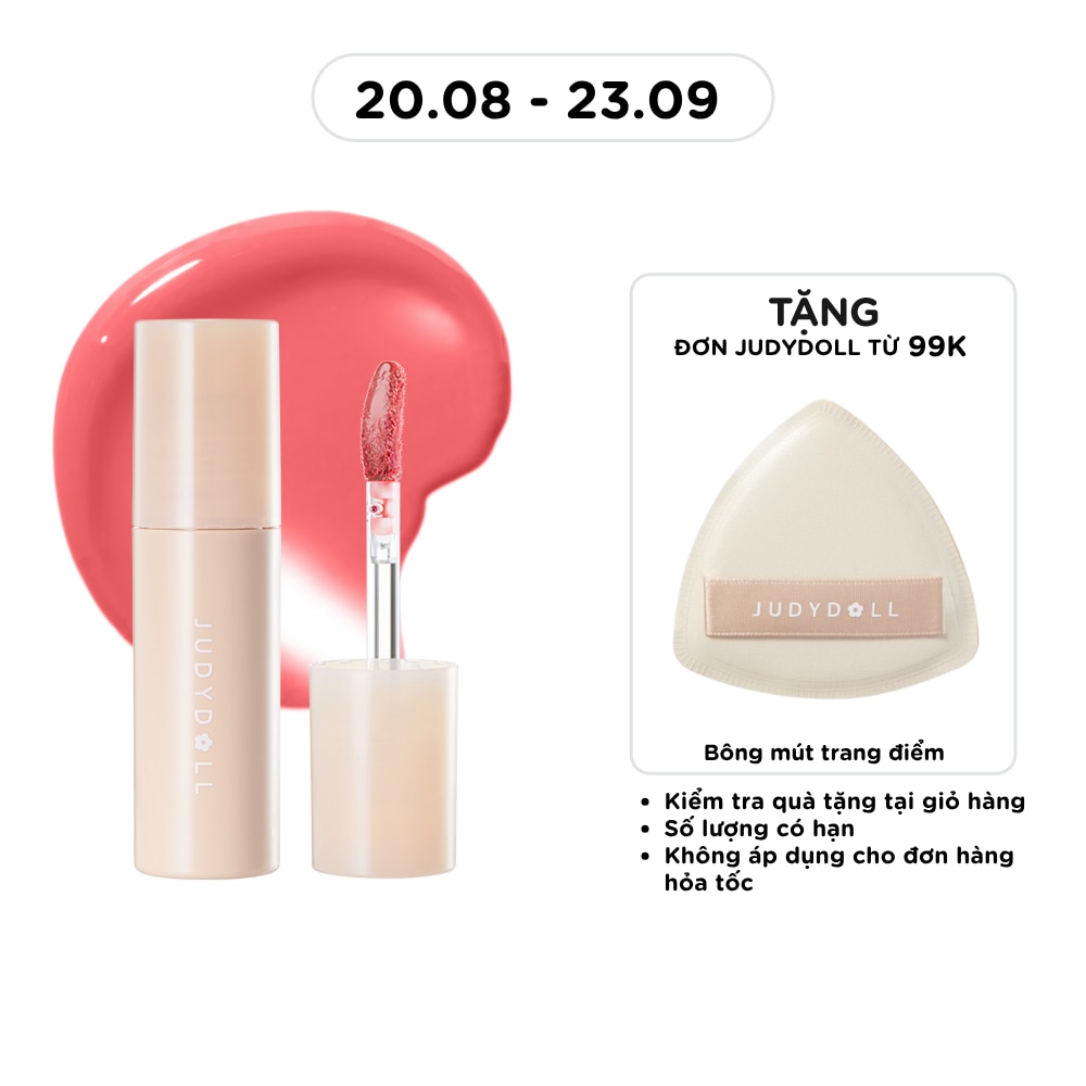 Son Bóng Judydoll Glazed Lip Gloss 2.8g .#G02 Đào Hồng Pha Cam image