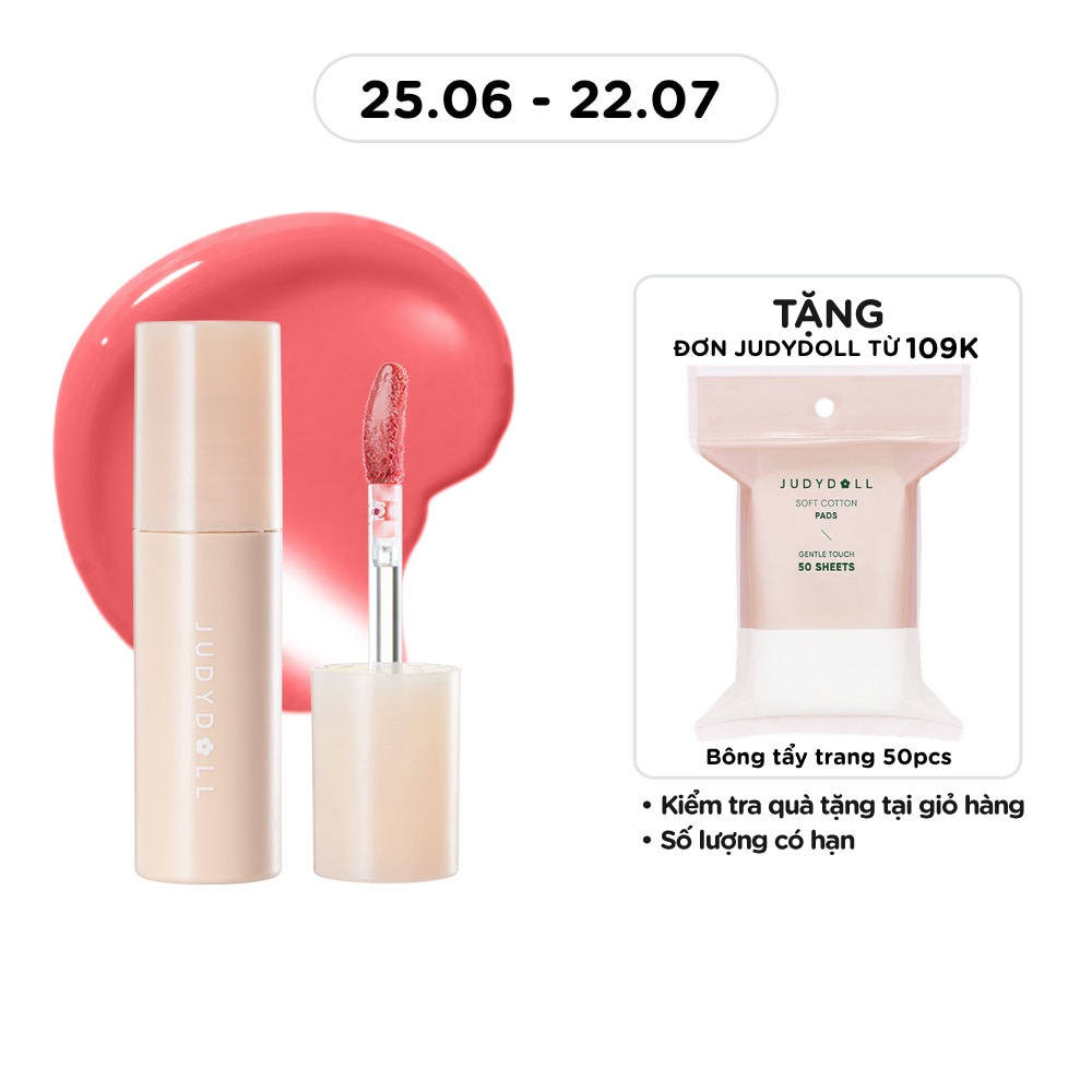 Son Bóng Judydoll Glazed Lip Gloss 2.8g .#G02 Đào Hồng Pha Cam