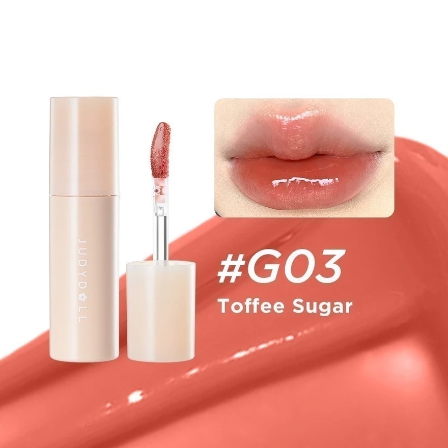 Son Bóng Judydoll Glazed Lip Gloss 2.8g .#G03 Cam Nâu Caramel