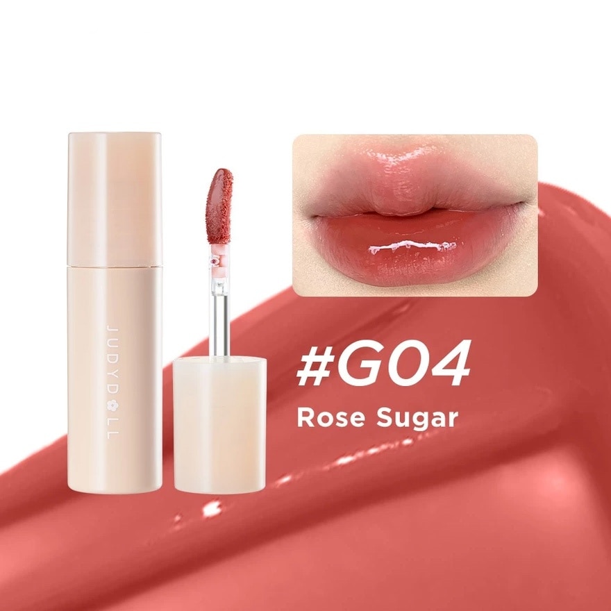 Son Bóng Judydoll Glazed Lip Gloss 2.8g .#G04 Hồng Đất Pha Đỏ Nhẹ