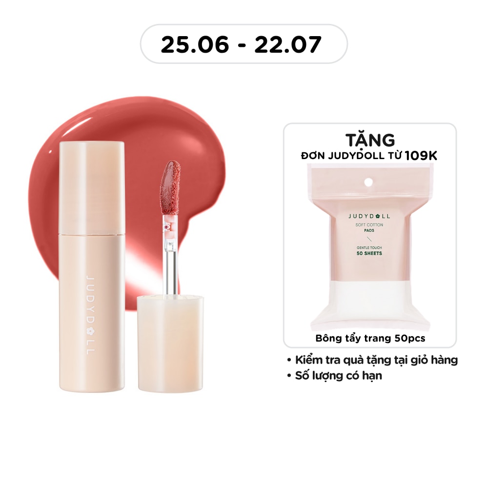 Son Bóng Judydoll Glazed Lip Gloss 2.8g .#G04 Hồng Đất Pha Đỏ Nhẹ