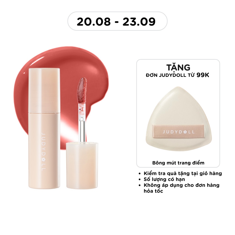 Son Bóng Judydoll Glazed Lip Gloss 2.8g .#G04 Hồng Đất Pha Đỏ Nhẹ image