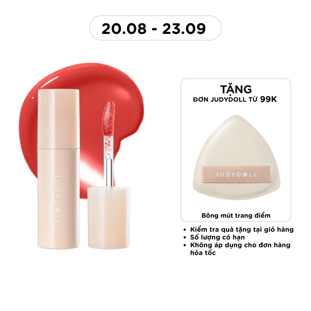 Son Bóng Judydoll Glazed Lip Gloss 2.8g .#G05 Đỏ Cam Lá Phong image