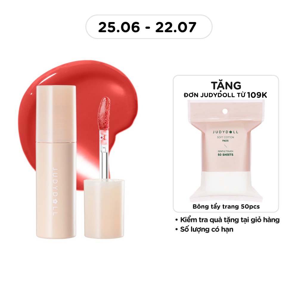 Son Bóng Judydoll Glazed Lip Gloss 2.8g .#G05 Đỏ Cam Lá Phong