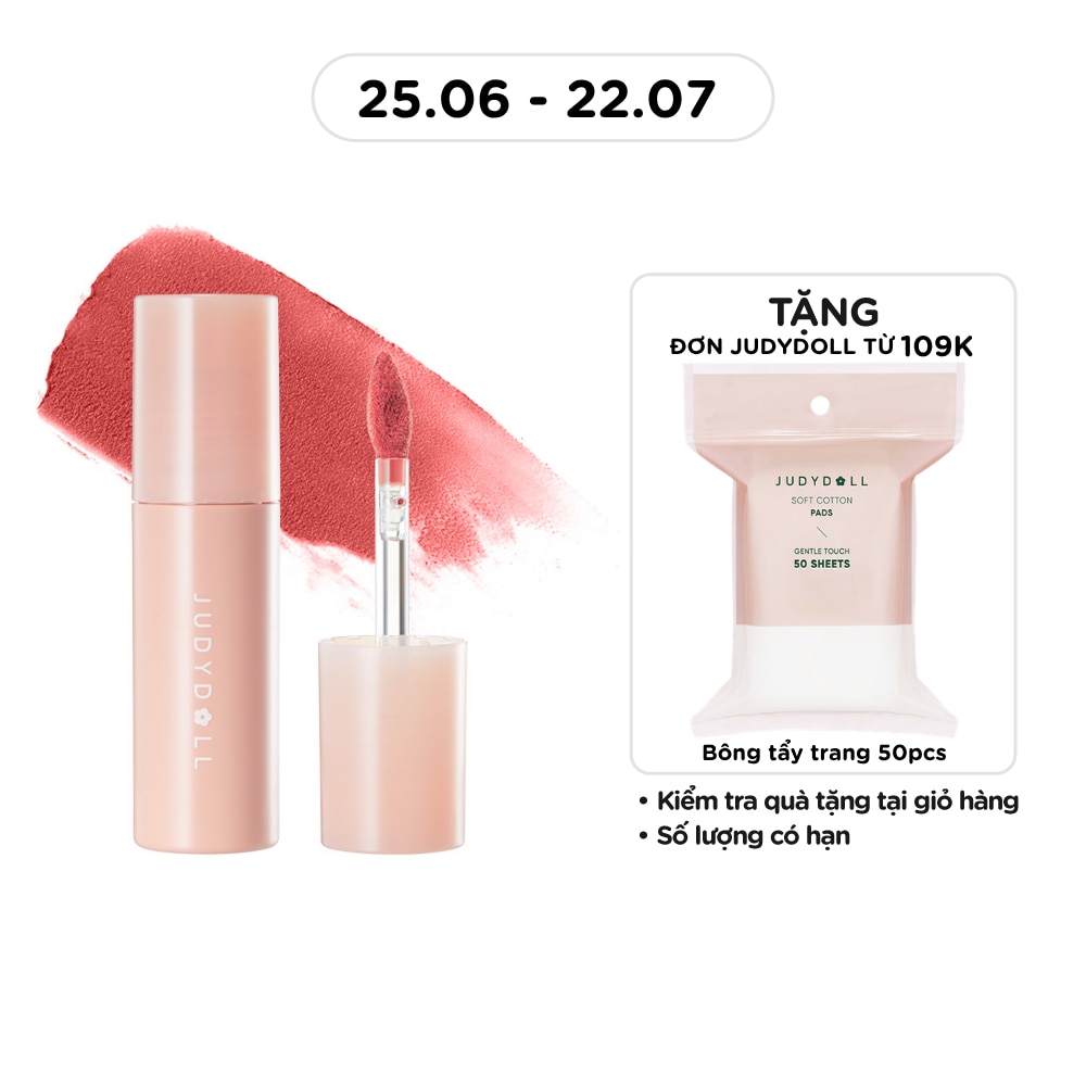 Son Kem Judydoll Matte Lip Mud 2.8g .#M46 Hồng Đào Baby image