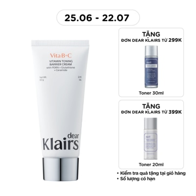 DEAR KLAIRS - Vitamin Toning Barrier Cream 60g