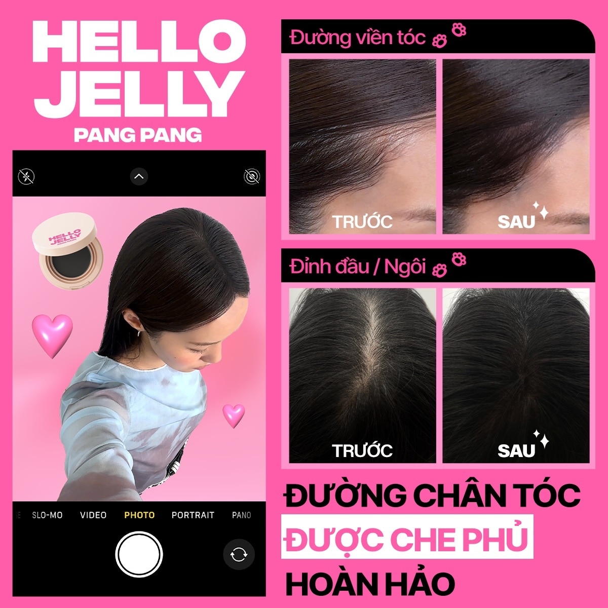 Hello Jelly Pangpang 8g .#01 Natural Black