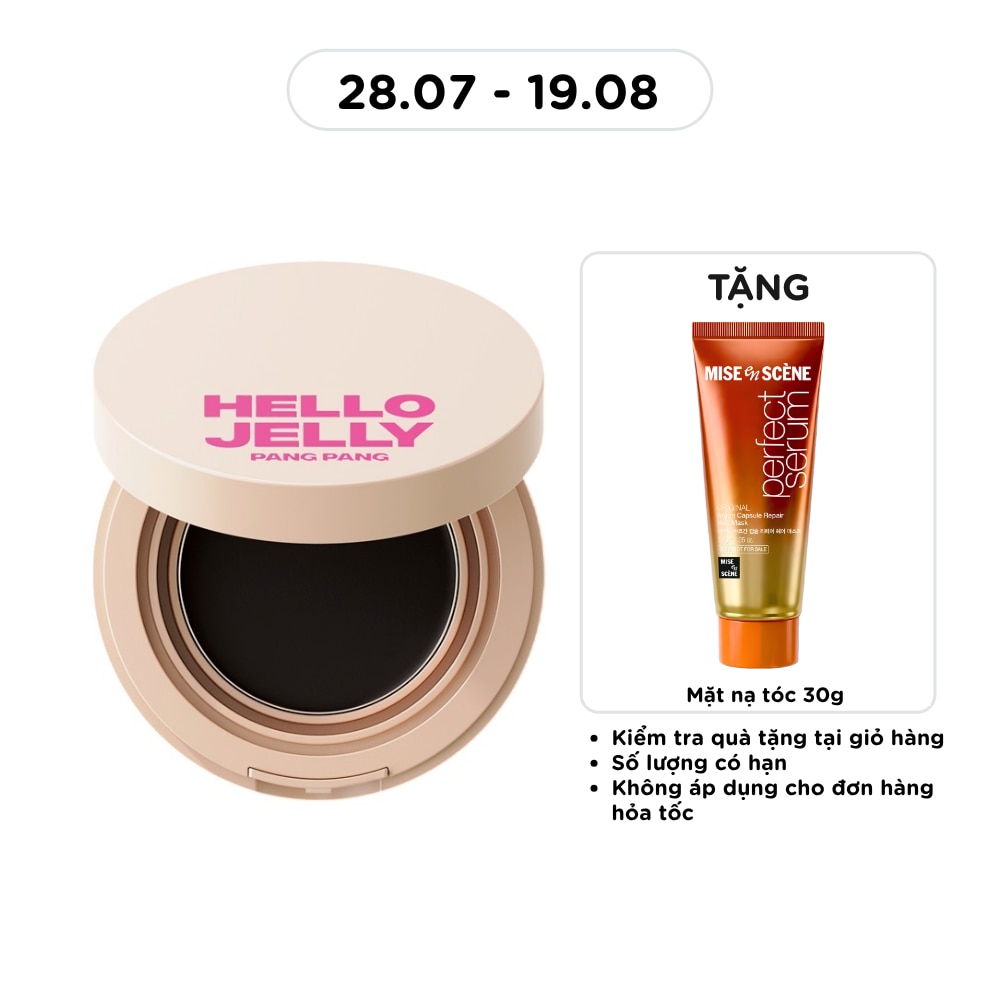 Phấn Dẻo Che Khuyết Điểm Tóc mise en scène Hello Jelly Pangpang 8g .#01 Natural Black