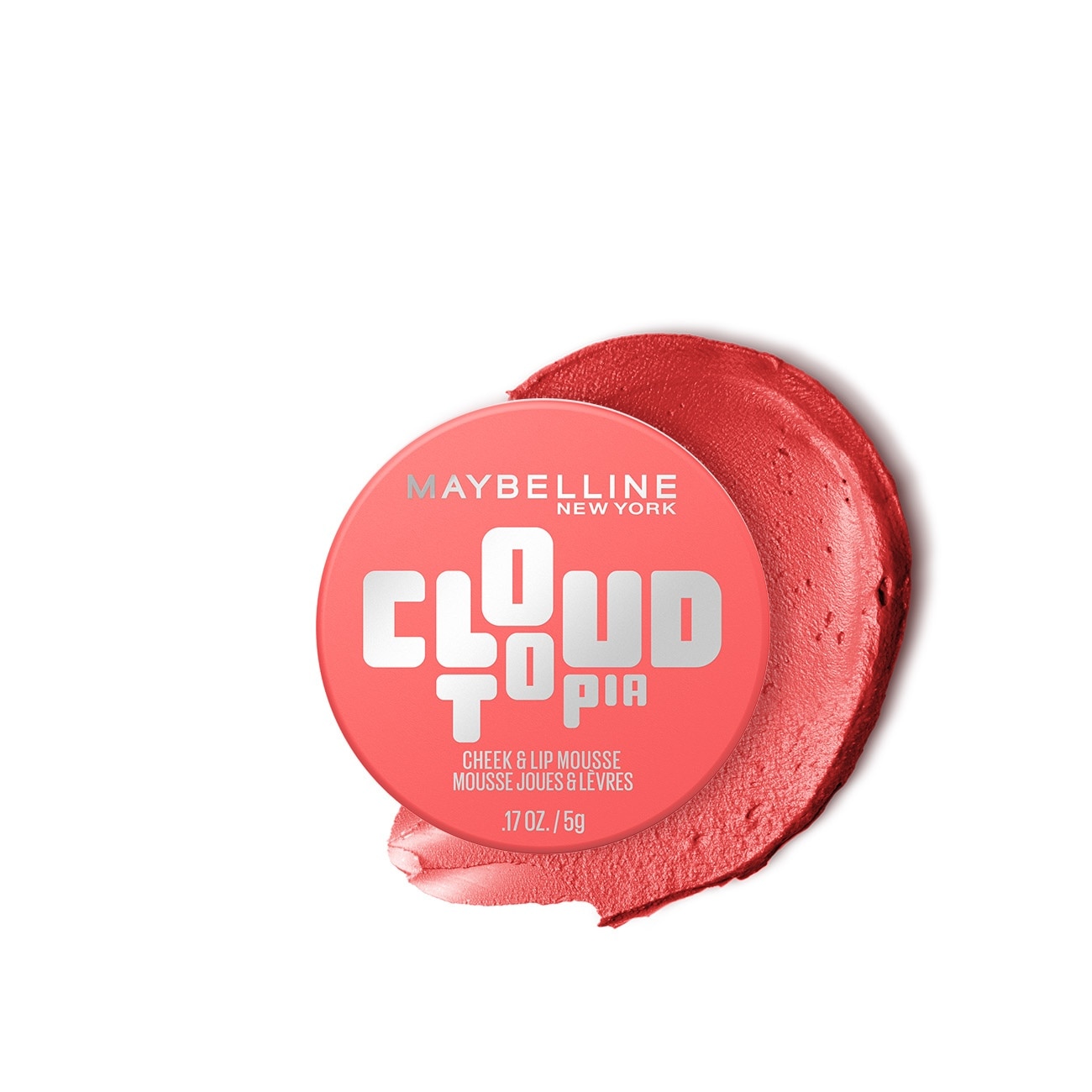 Maybelline Cloudtopia Cheek & Lip Mousse 5g .#05 Coral Illusion