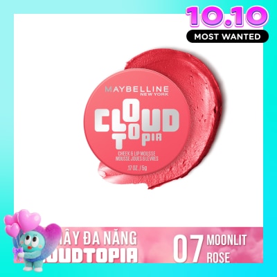 MAYBELLINE NEW YORK Má Hồng & Son Maybelline Cloudtopia Cheek & Lip Mousse 5g . image