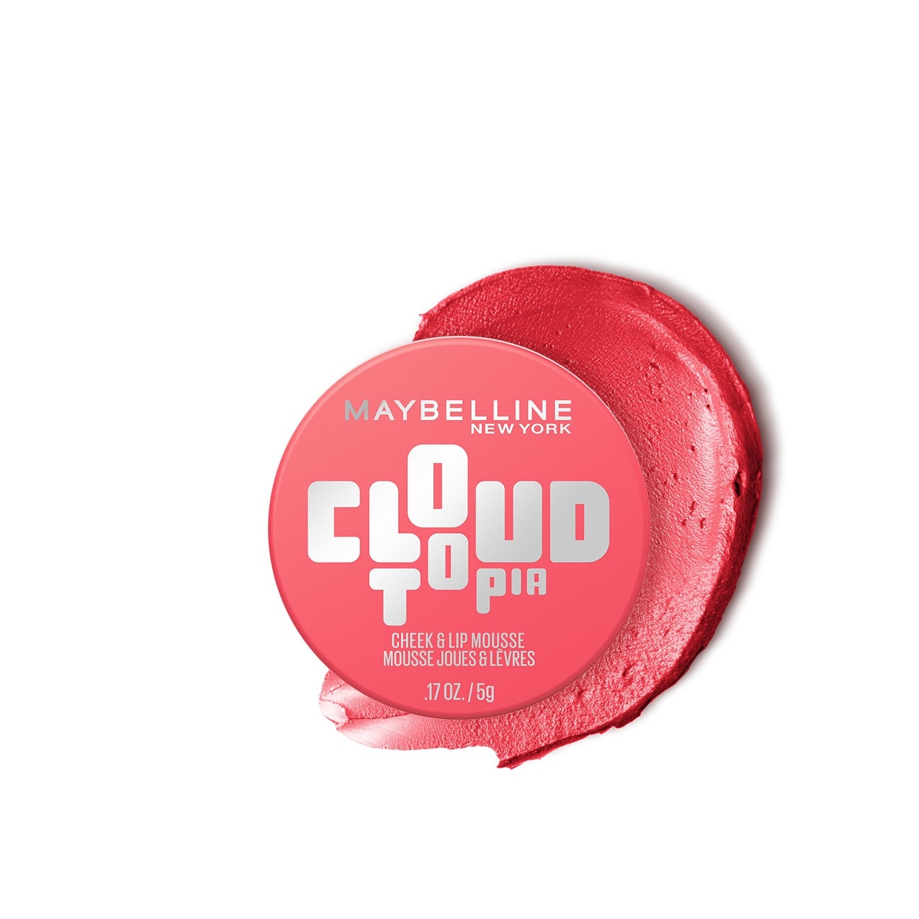 Maybelline Cloudtopia Cheek & Lip Mousse 5g .#05 Coral Illusion