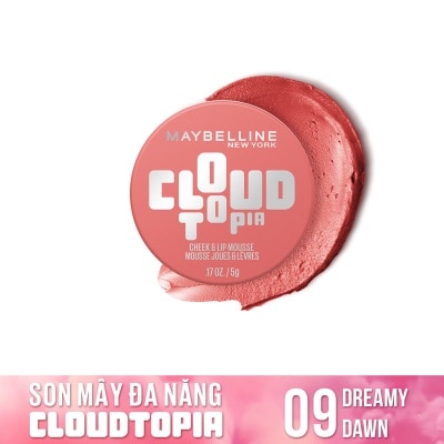 MAYBELLINE NEW YORK - Maybelline Cloudtopia Cheek & Lip Mousse 5g .#08 Enchanted Mauve