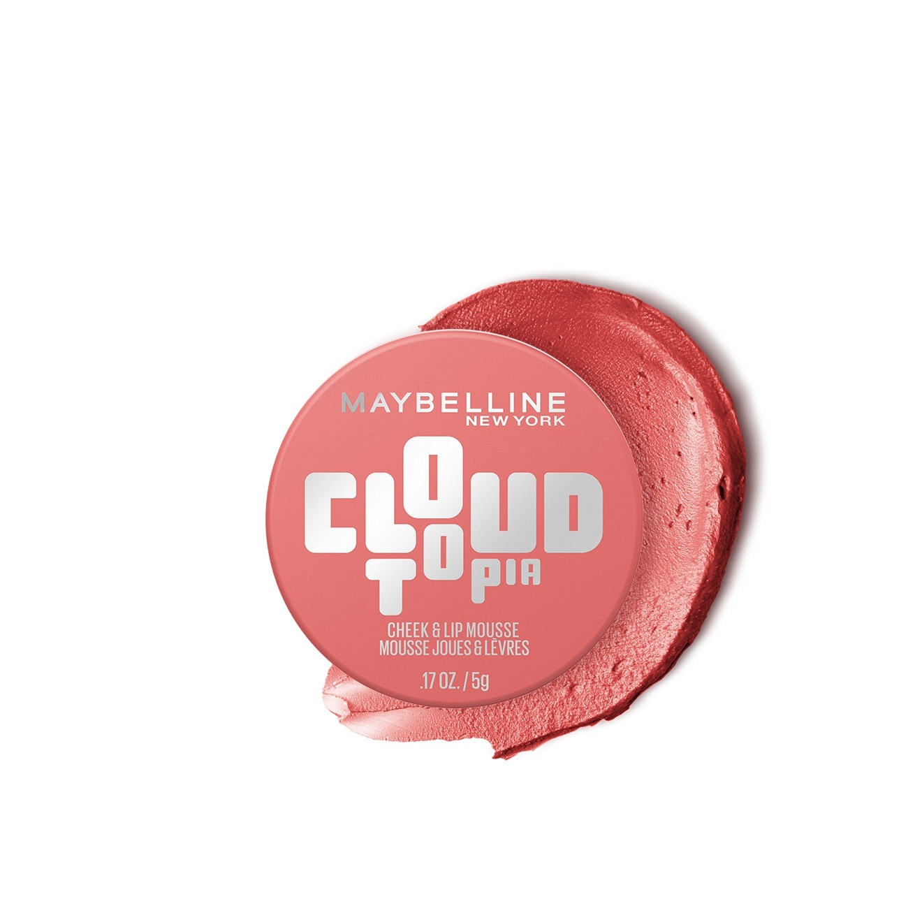 Maybelline Cloudtopia Cheek & Lip Mousse 5g .#08 Enchanted Mauve
