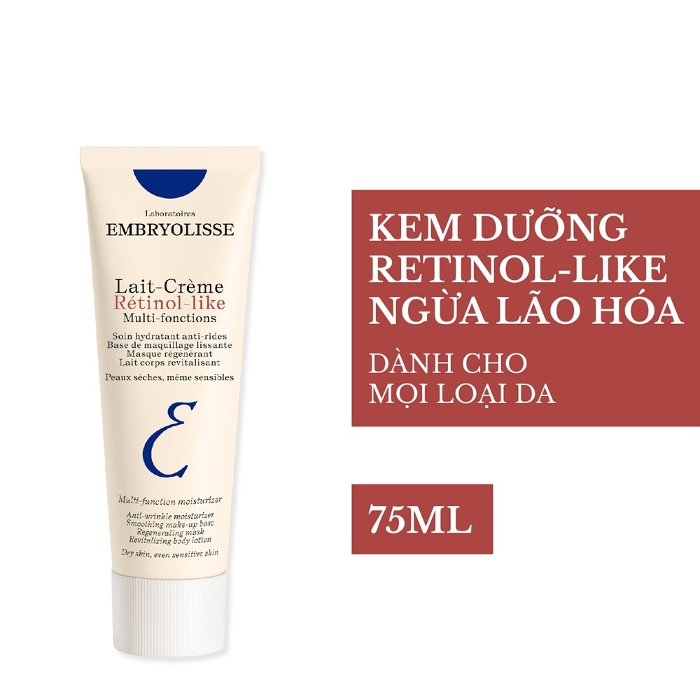 Kem Dưỡng Hỗ Trợ Cải Thiện Nền Da Embryolisse Lait-Crème Rétinol-like 75ml image