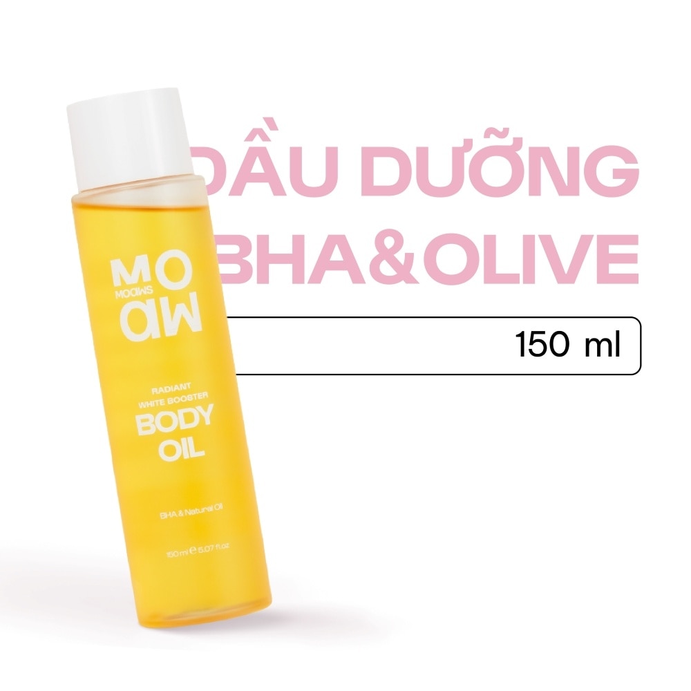 Moaw Moaws Radiant White Booster Body Oil 150ml