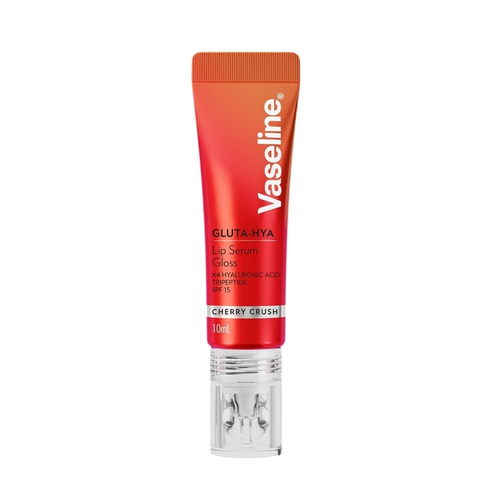 Vaseline Gluta-Hya Lip Serum Gloss 10ml .#Cherry Crush