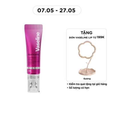 VASELINE - Son Dưỡng Vaseline Gluta-Hya Lip Serum Gloss 10ml .#Royal Plum