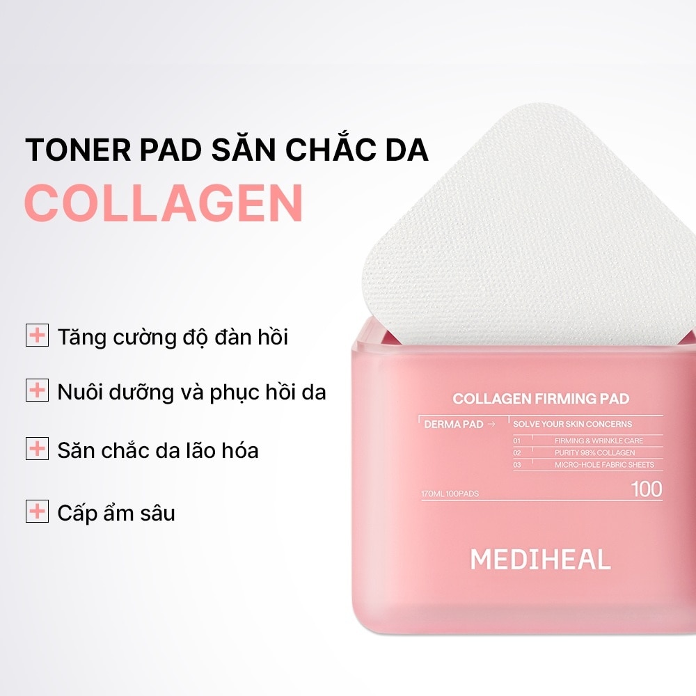 Toner Pad Mediheal Collagen Firming Pad 100Pads