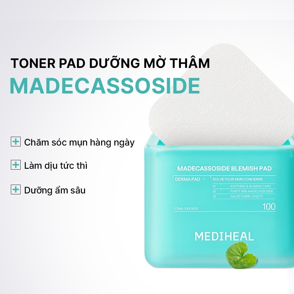 Toner Pad Mediheal Madecassoside Blemish Pad 100Pads