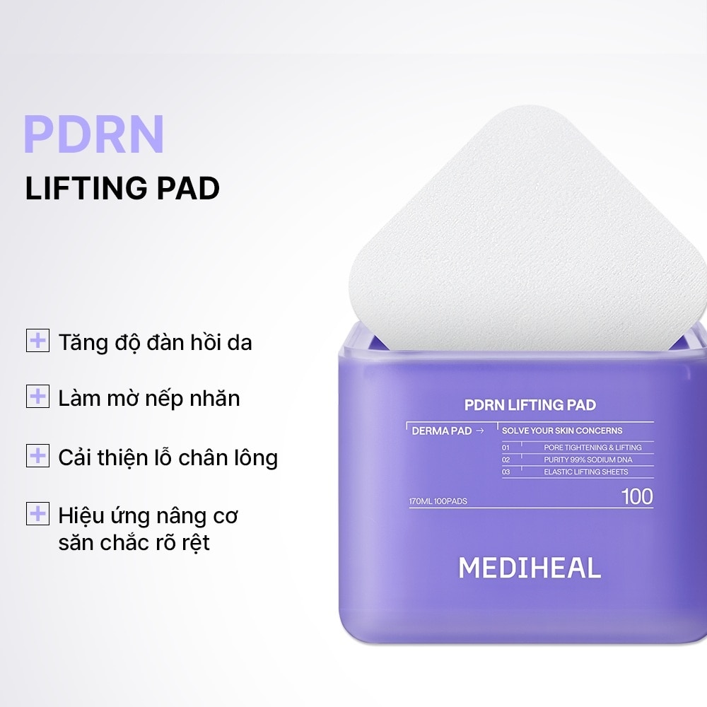 Toner Pad Mediheal Pdrn Lifting Pad 100Pads