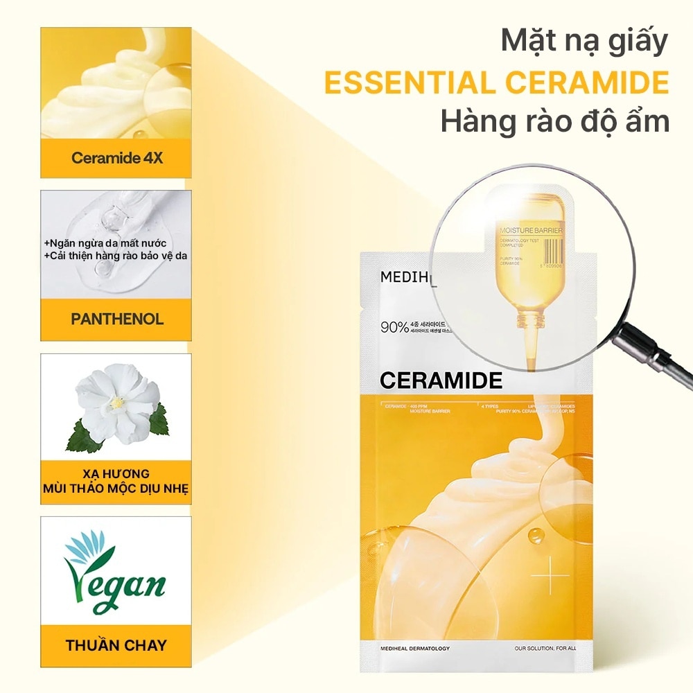 Mặt Nạ Mediheal Ceramide Essential Mask Moisture Barrier 24ml