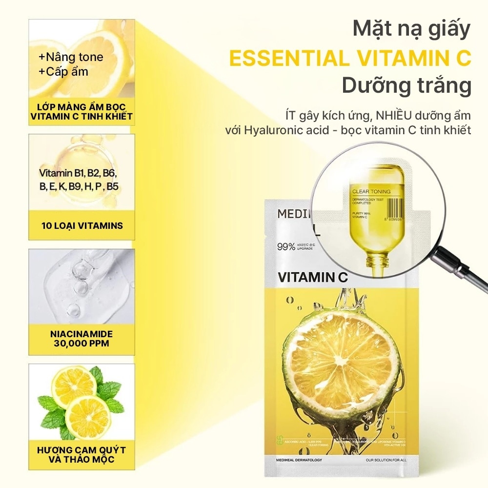 Vitamin C Essential Mask Clear Toning 24ml