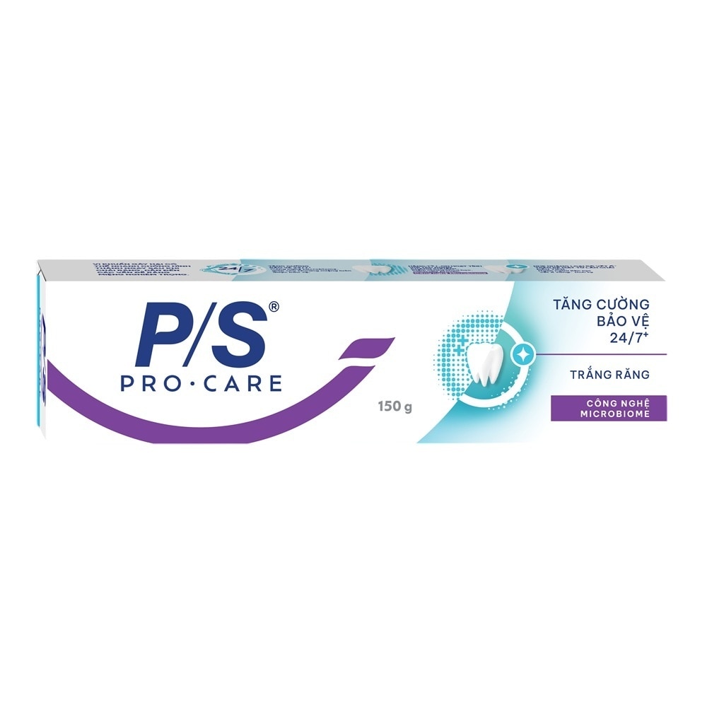 Kem Đánh Răng P/S Pro Care Tăng Cường Bảo Vệ 24/7 Trắng Răng 150g