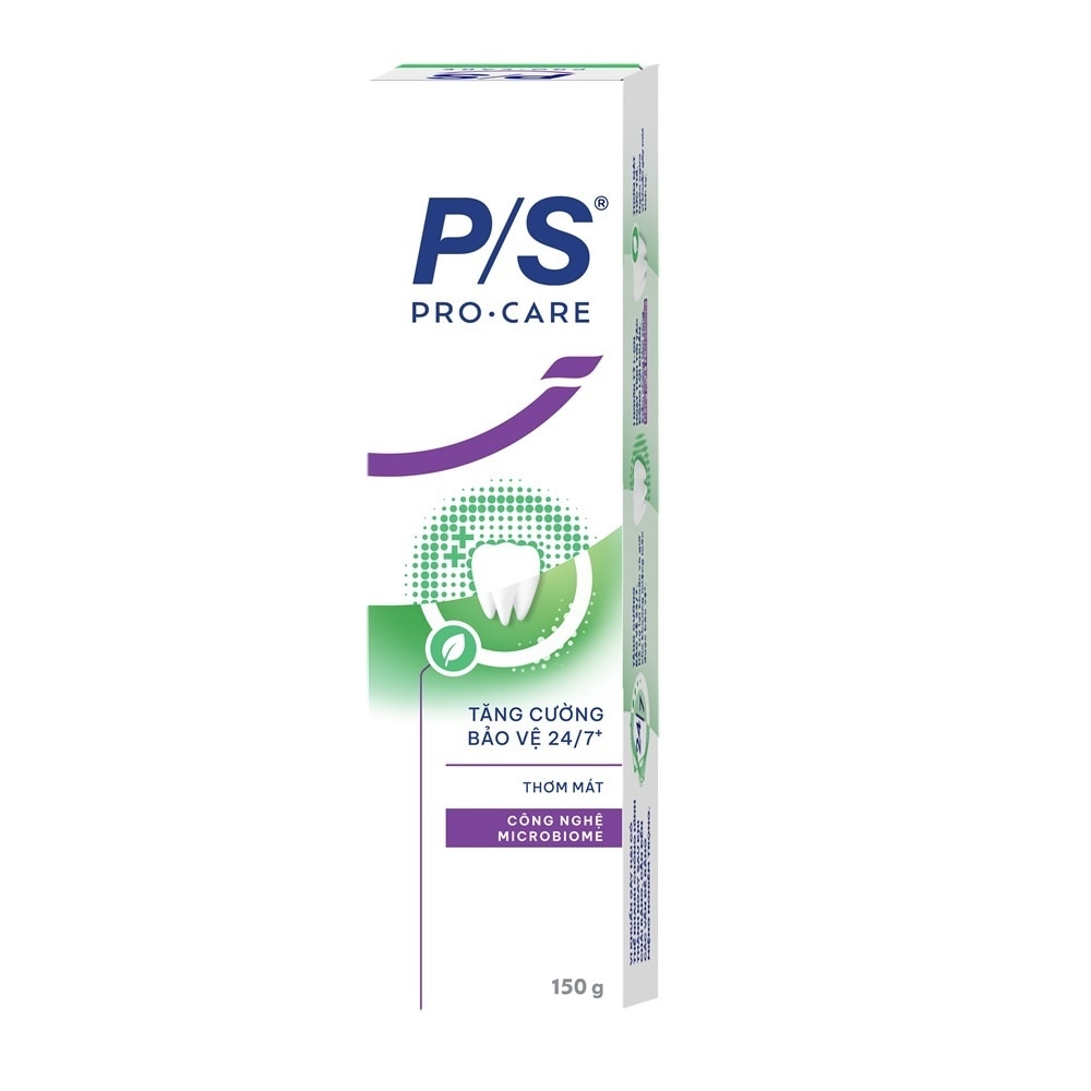 Kem Đánh Răng P/S Pro Care Tăng Cường Bảo Vệ 24/7 Thơm Mát 150g